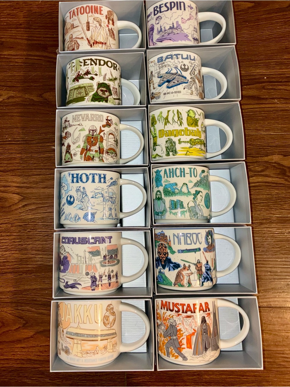 Star Wars Starbucks Collection Ceramic Mugs - Been There Series.